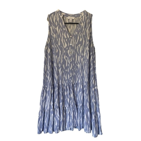 Nine West Blue White Women’s Juniors Sundress Mediun - Picture 2 of 6